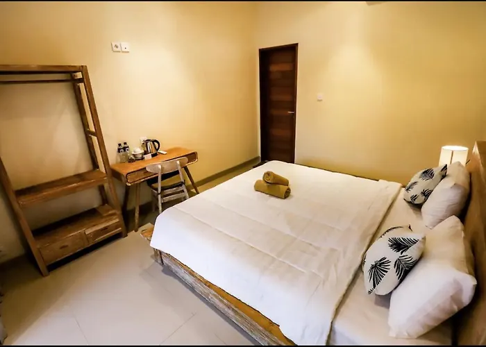 Harmony House R1 - Rice Field View, 2 Min Center - Shared Pool 3* Ubud